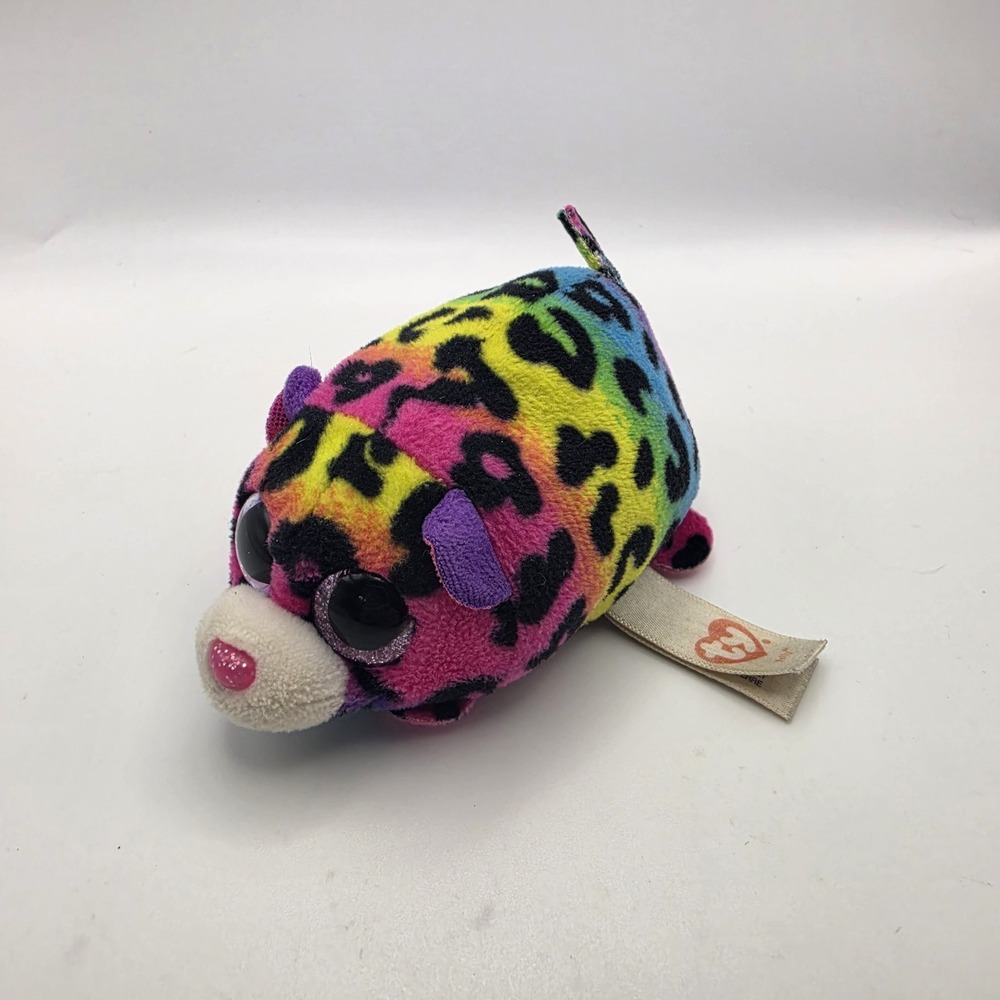 TY Beanie Boos Teeny Tys 4" JELLY Leopard Stackable Plush Stuffed Animal Multi
